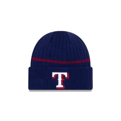 Sapca New Era Texas Rangers MLB Sport Knit Beanie - Albastri